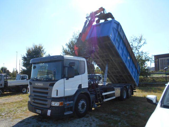 SCANIA P380 CASSONATO + GRU