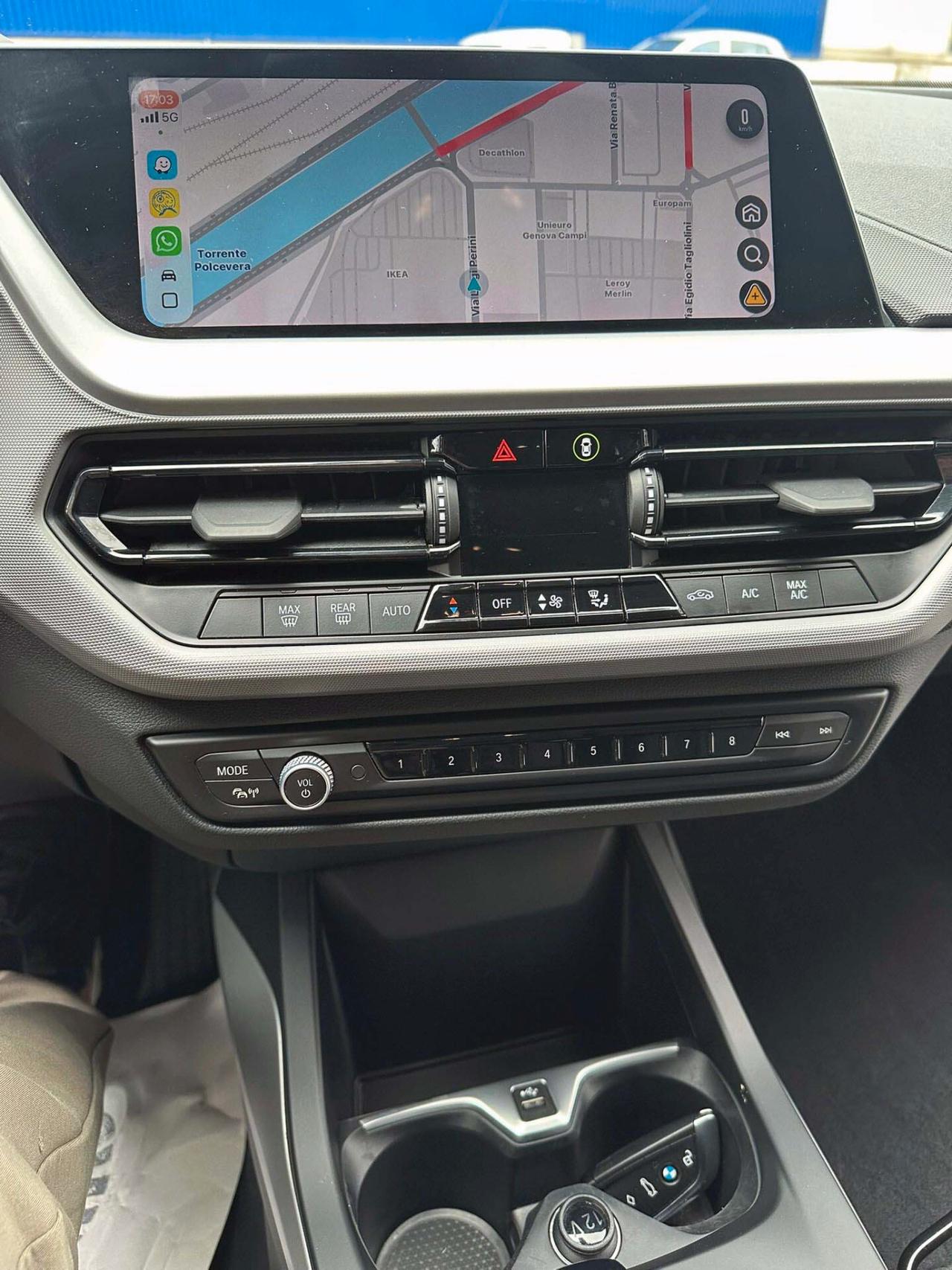 Bmw 116d 5p. Business Advantage 1.5 Automatica Navi Led Camera Virtual Cokpit Unico Prorietario Fatturabile