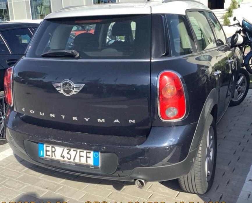 Mini Cooper Countryman 1.6 D blu/bianco