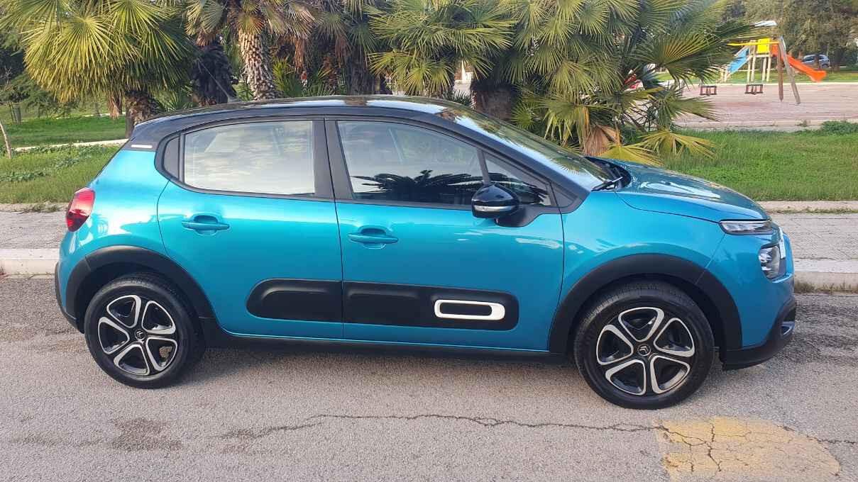 Citroen C3 BlueHDi 100 " B-Color Green/Black Pari al Nuovo"
