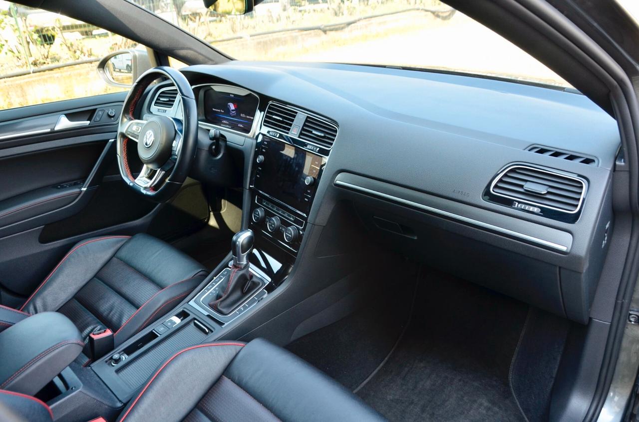 VOLKSWAGEN GOLF 7.5 GTI PERFORMANCE 2.0 TSI 245cv DSG, SERVICE CON FATTURE, TETTO, DCC, FULL PELLE, FARI FULL LED, 19", PERMUTE