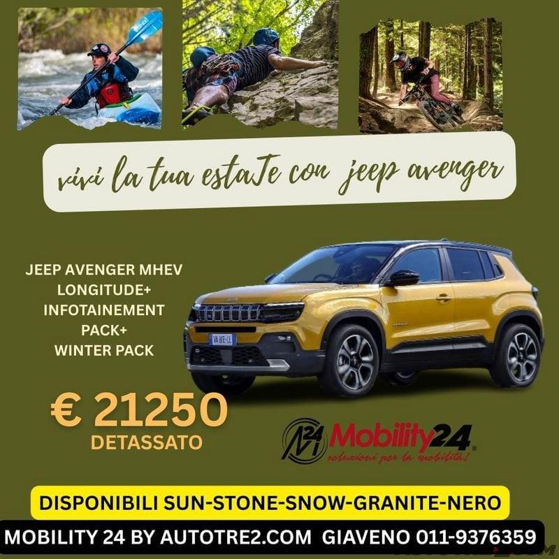 Jeep Avenger 1.2 Turbo 110 CV MHEV Longitude SENZA FINANZIAMENTO!