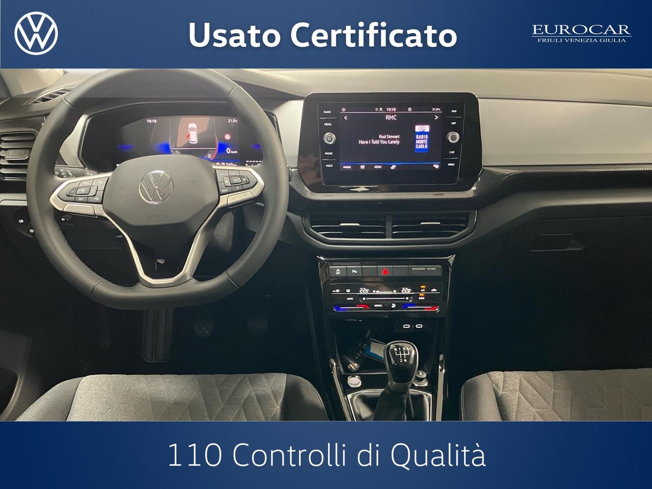 Volkswagen T-Cross 1.0 tsi life 95cv