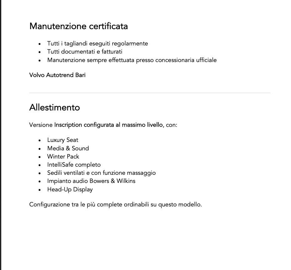 Volvo V90 D4 AWD Geartronic Inscription