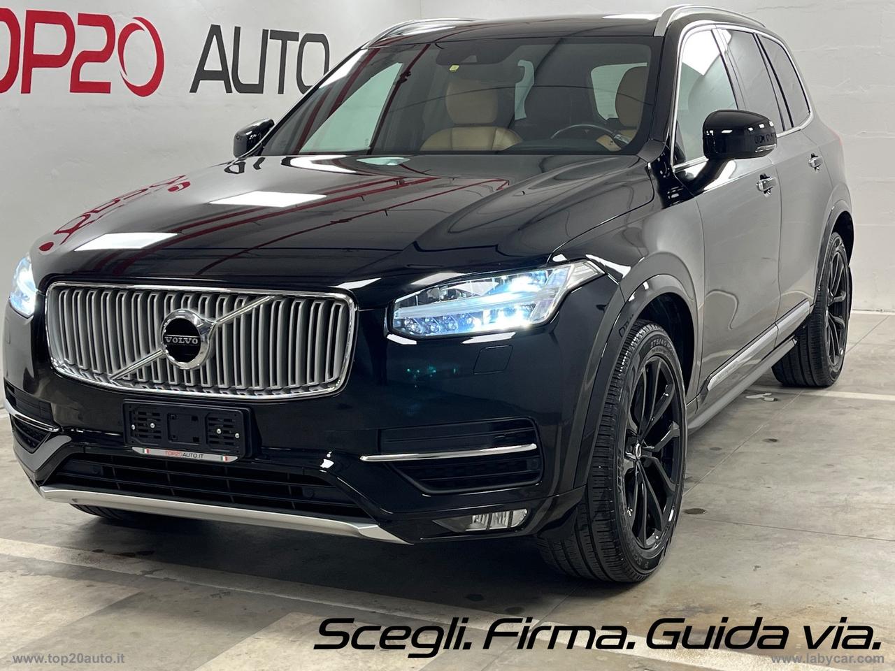 VOLVO XC90 D5 AWD Geartronic Inscription|TOTAL BLACK|PELLE TOTALE