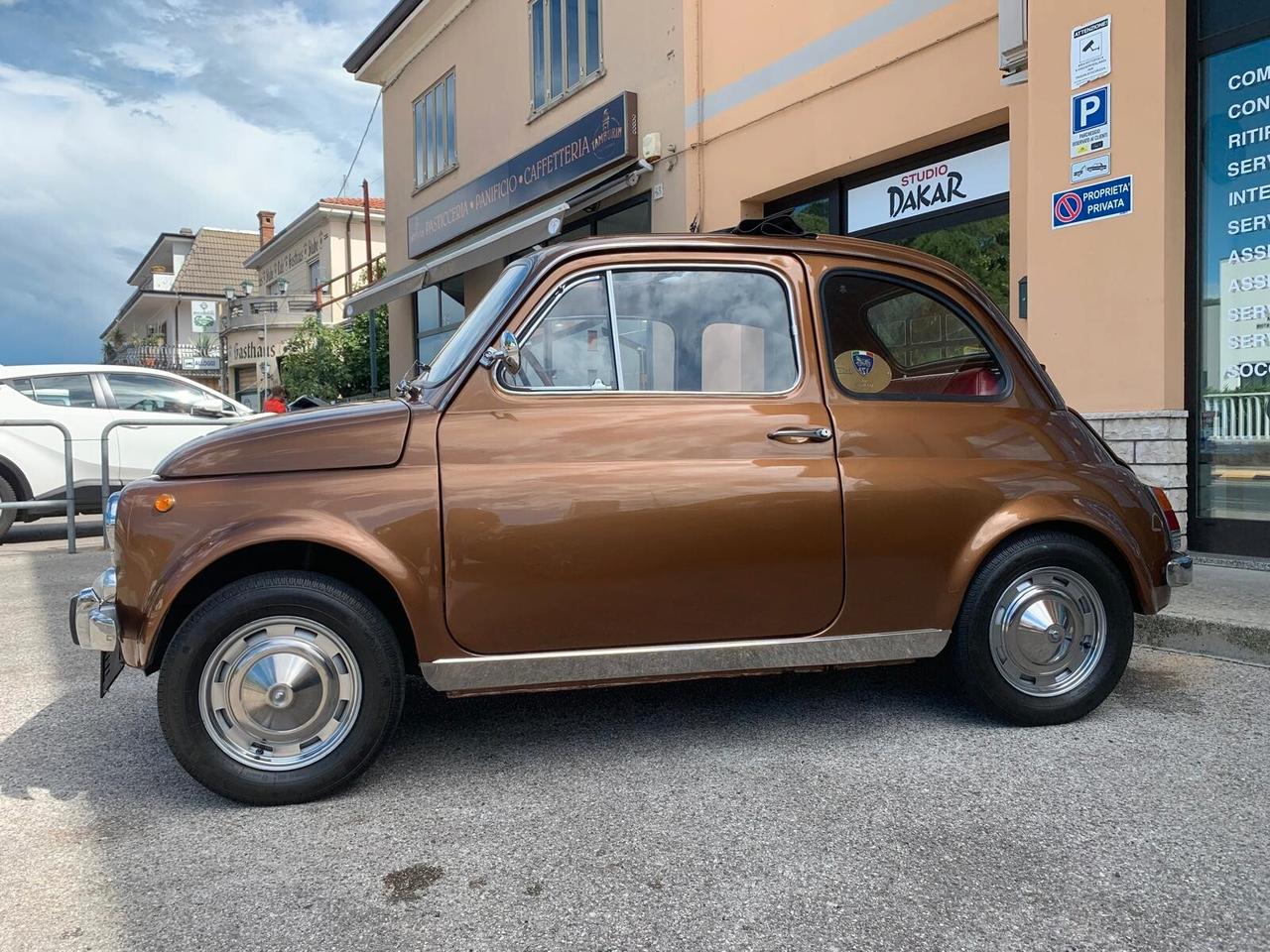 Fiat 500 My car Francis Lombardi ASI T. Oro Restaurata