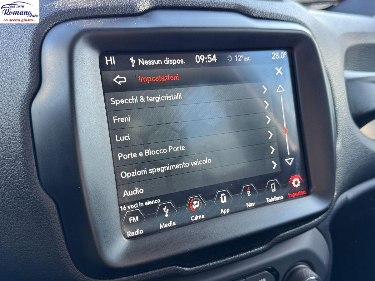 JEEP - Renegade 1.6 mjt Limited fwd 120cv#SEDILI IN PELLE!NAVI 8.4!