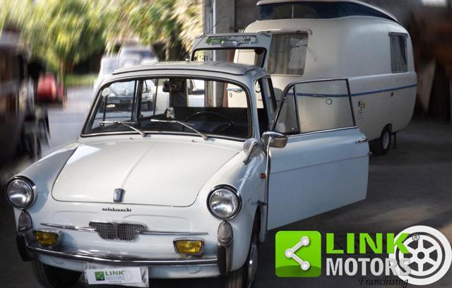 AUTOBIANCHI Bianchina panoramica 120 D con roulotte iscritta ASI