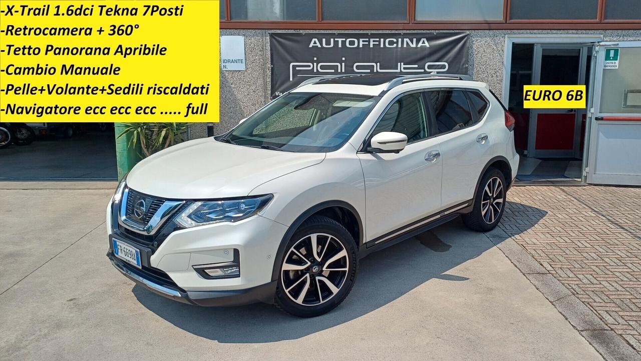 Nissan X-Trail 1.6 dCi 2WD Tekna 7posti OK neopatentati Euro6B
