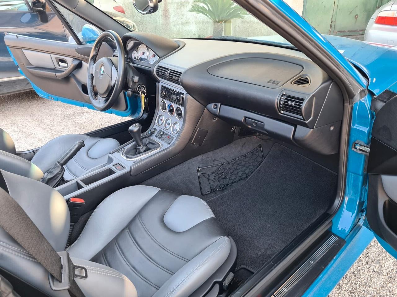 Bmw Z3 M 3.2 24V cat M Roadster S54 LSB Unica in Europa Blu Laguna Seca