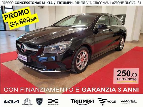 Mercedes-Benz CLA 180 CLA 180 d S.W. Sport, pelle e tessuto