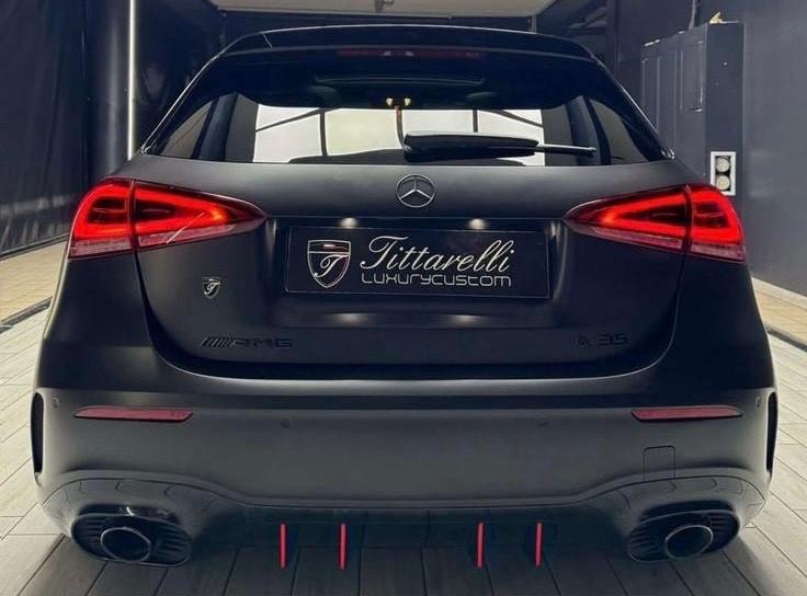 Mercedes-benz A 35 AMG wrap tittareli, tagliandi mercedes, tetto panoramico