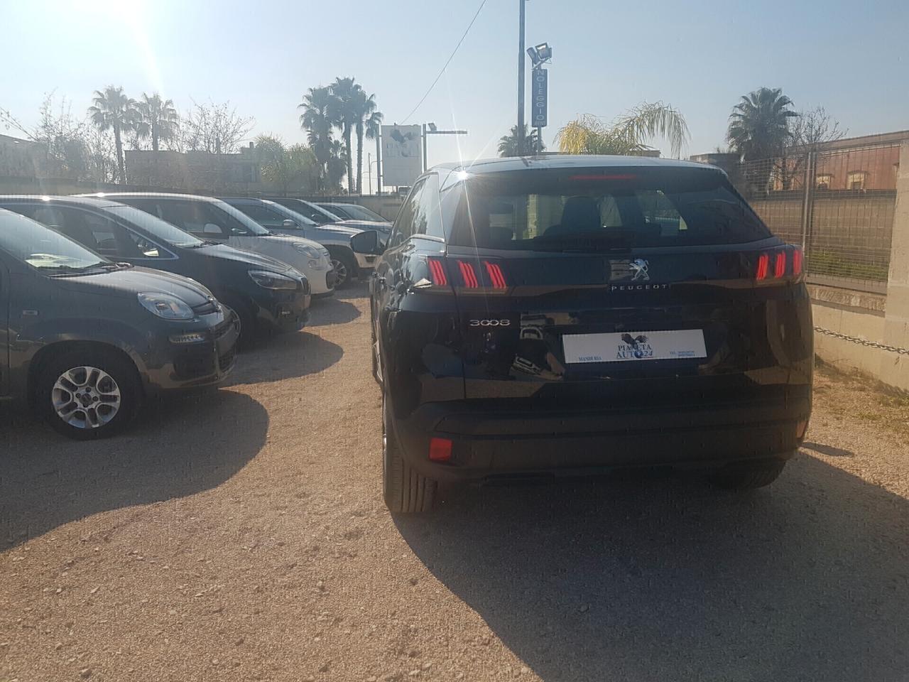 Peugeot 3008 BlueHDi 130cv Navy Led Rcam Clima aut. Sensori