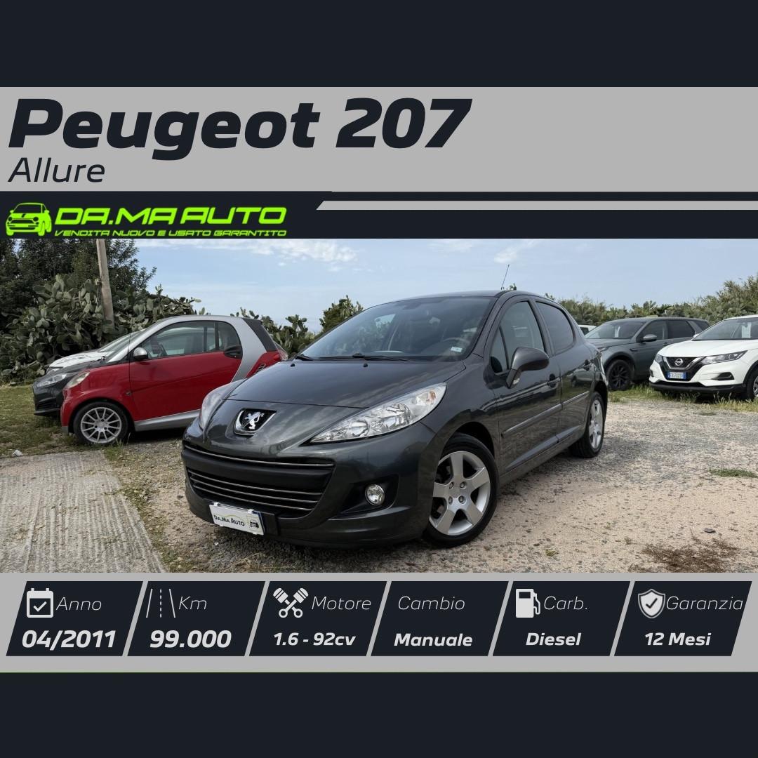 Peugeot 207 1.6 8V HDi 93CV 5p. Allure 2011