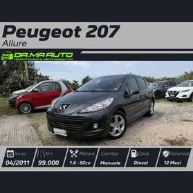 Peugeot 207 1.6 8V HDi 93CV 5p. Allure 2011