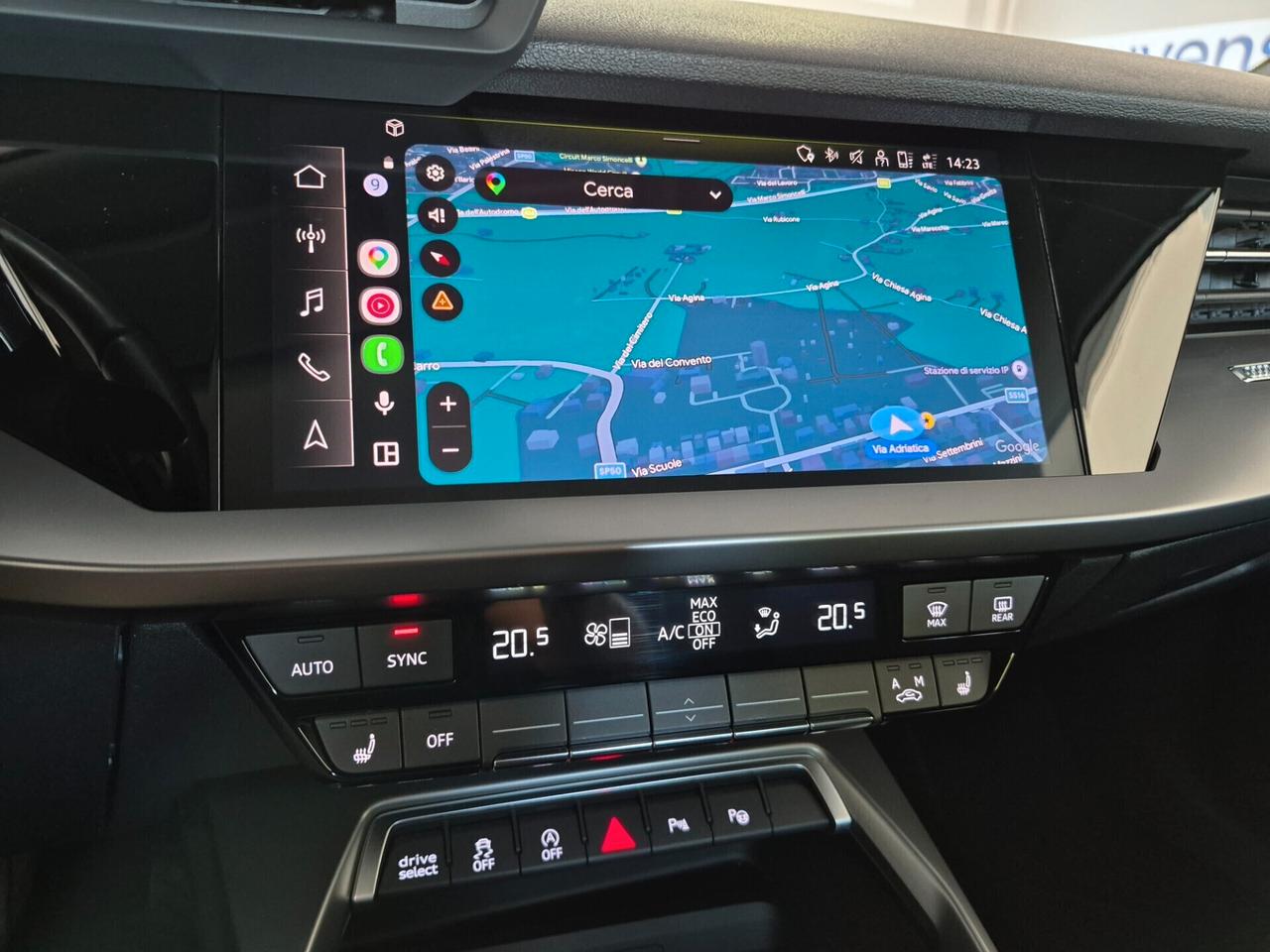 Audi A3 SPB 35 1.5 TFSI MHEV S-TRONIC LED APPLE CAR PLAY/ANDROID AUTO ACC RICARICA WIRELESS SEDILI SPORTIVI RISCALDABILI