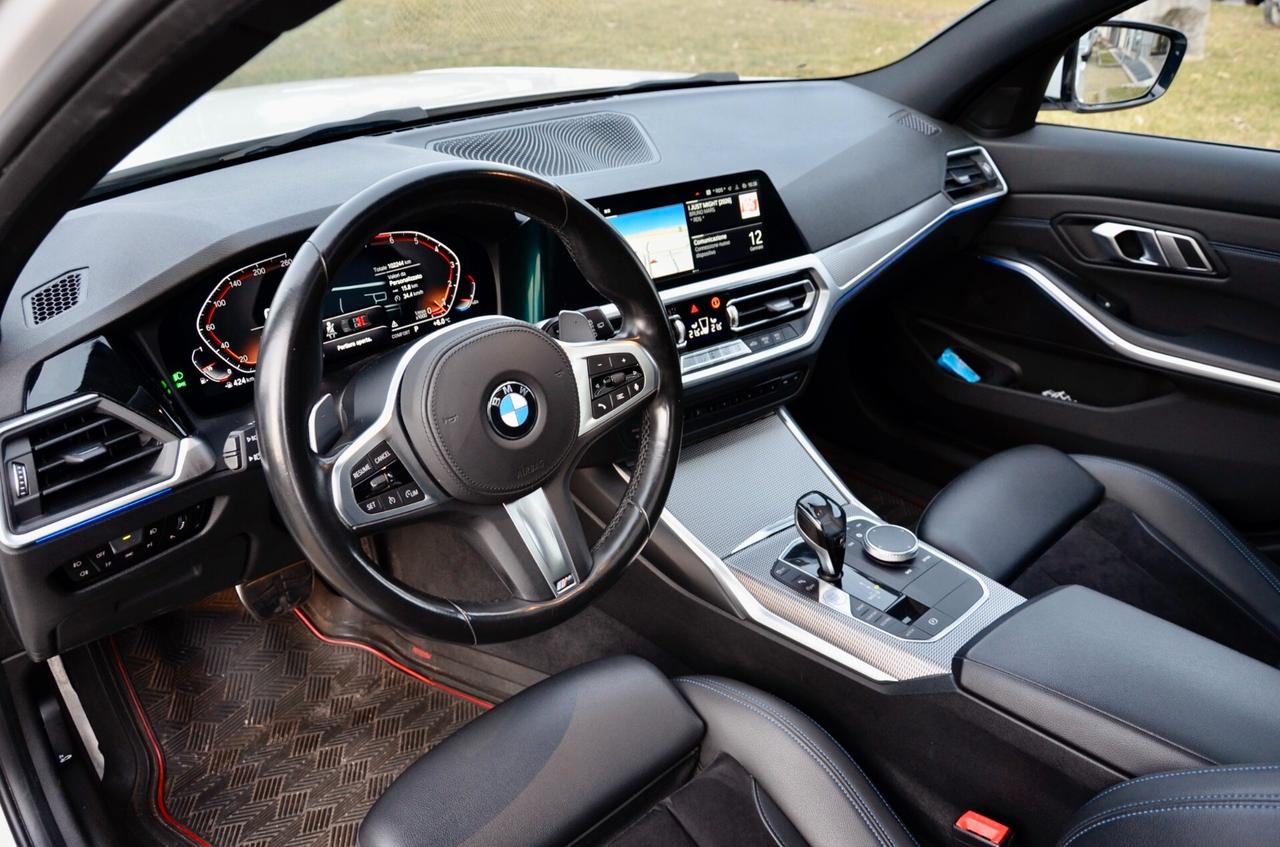 BMW 320i TOURING MSPORT 184cv AUTO, UFF ITALIANA, EURO 6D, TETTO, FULL LED, RETROCAMERA, PERMUTE