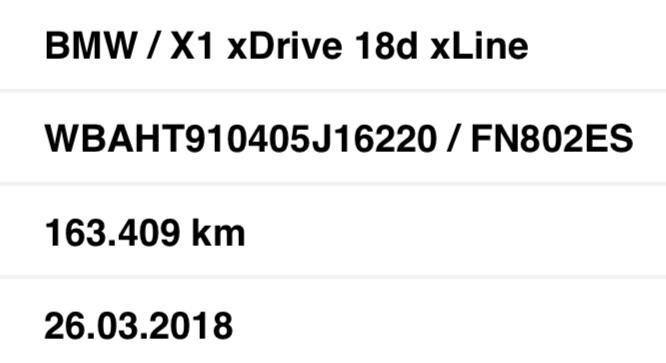 BMW X1 XDRIVE 150CV XLINE PLUS