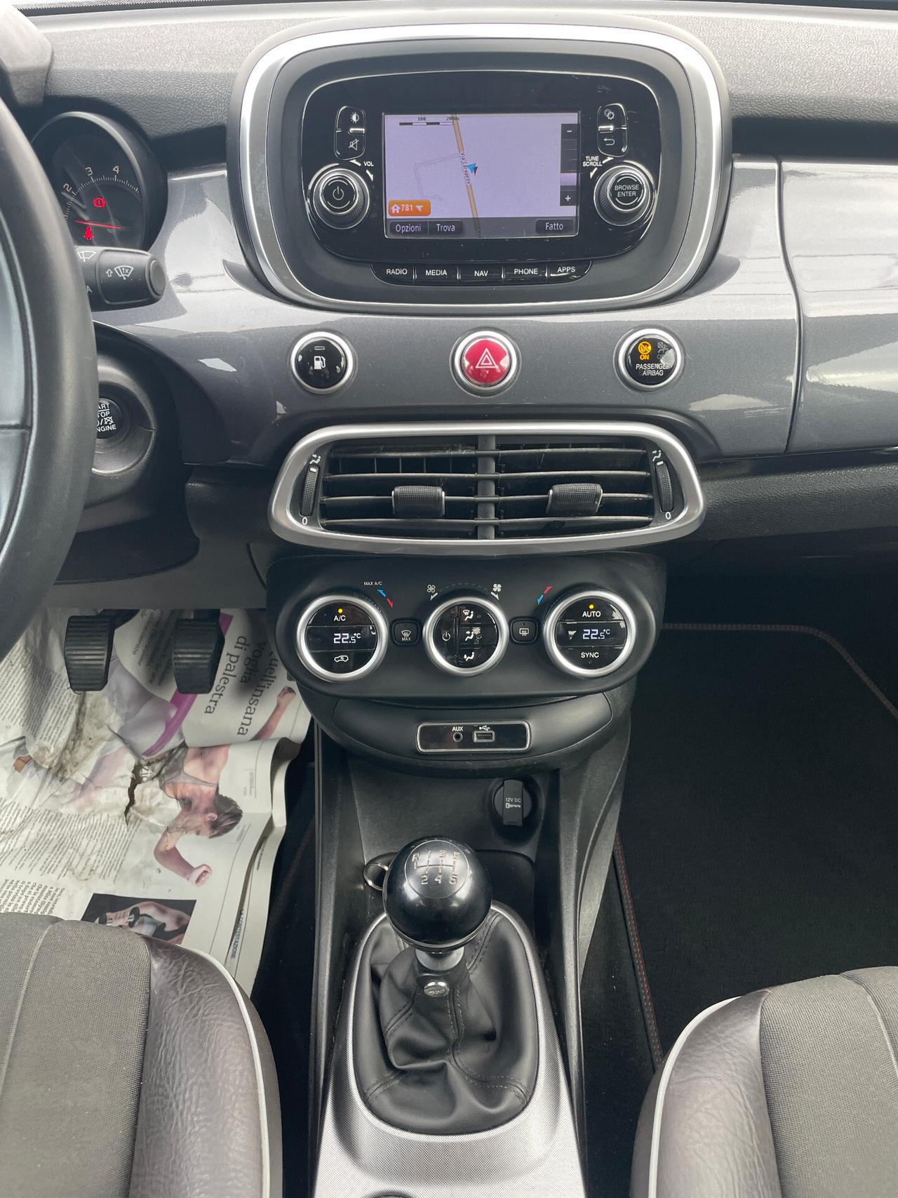Fiat 500X 1.4 T-Jet 120 CV GPL Lounge-NAVIGATORE-PELLE-BIXENO