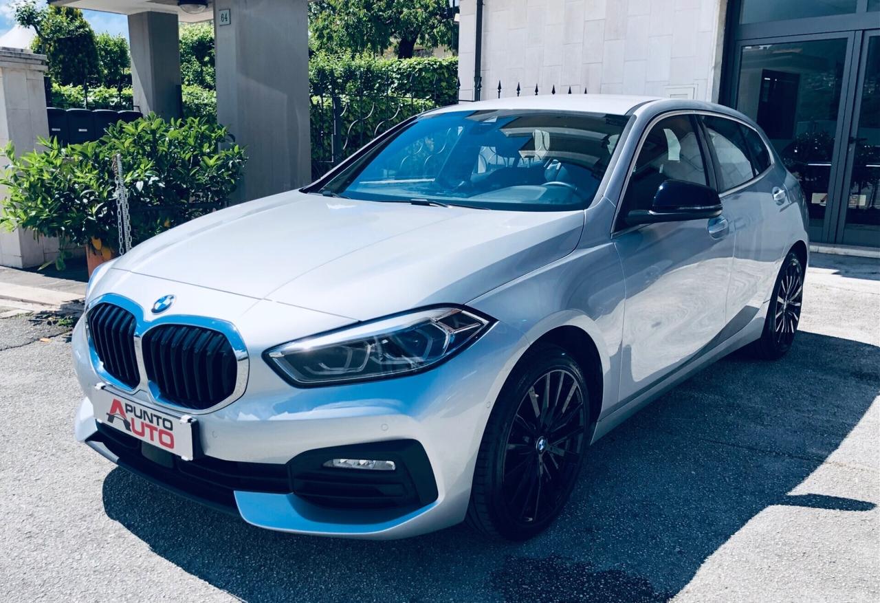 Bmw 116 118d 5p. AUTOMATICA-TELECAM- SPORT argento