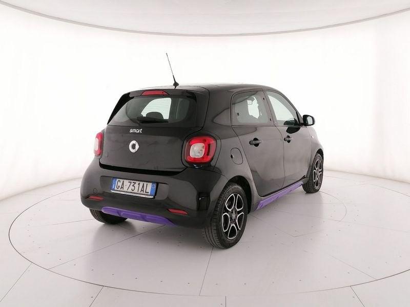 smart forfour eq enel x black