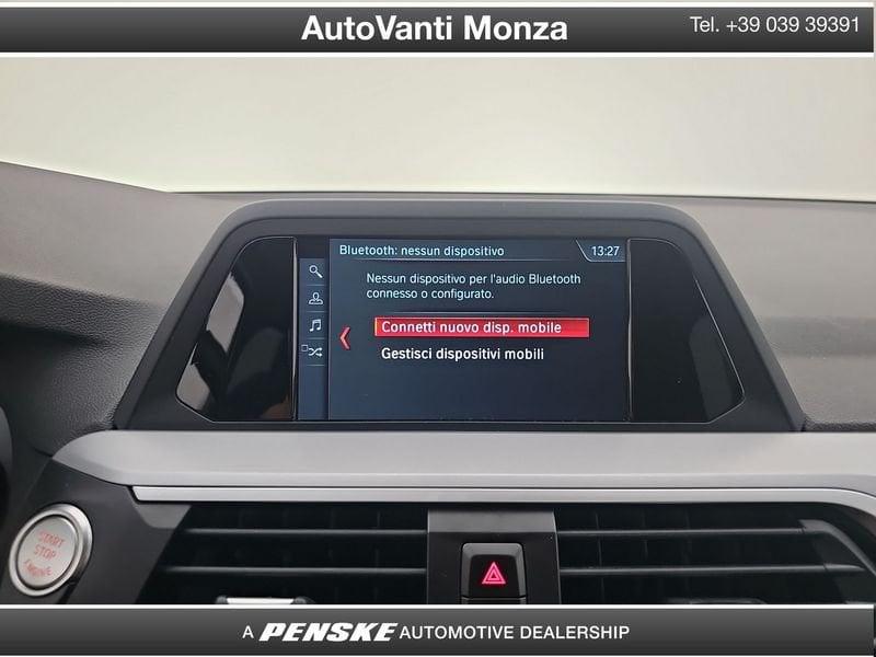 BMW X3 X3 xdrive20d Business Advantage 190cv auto my19