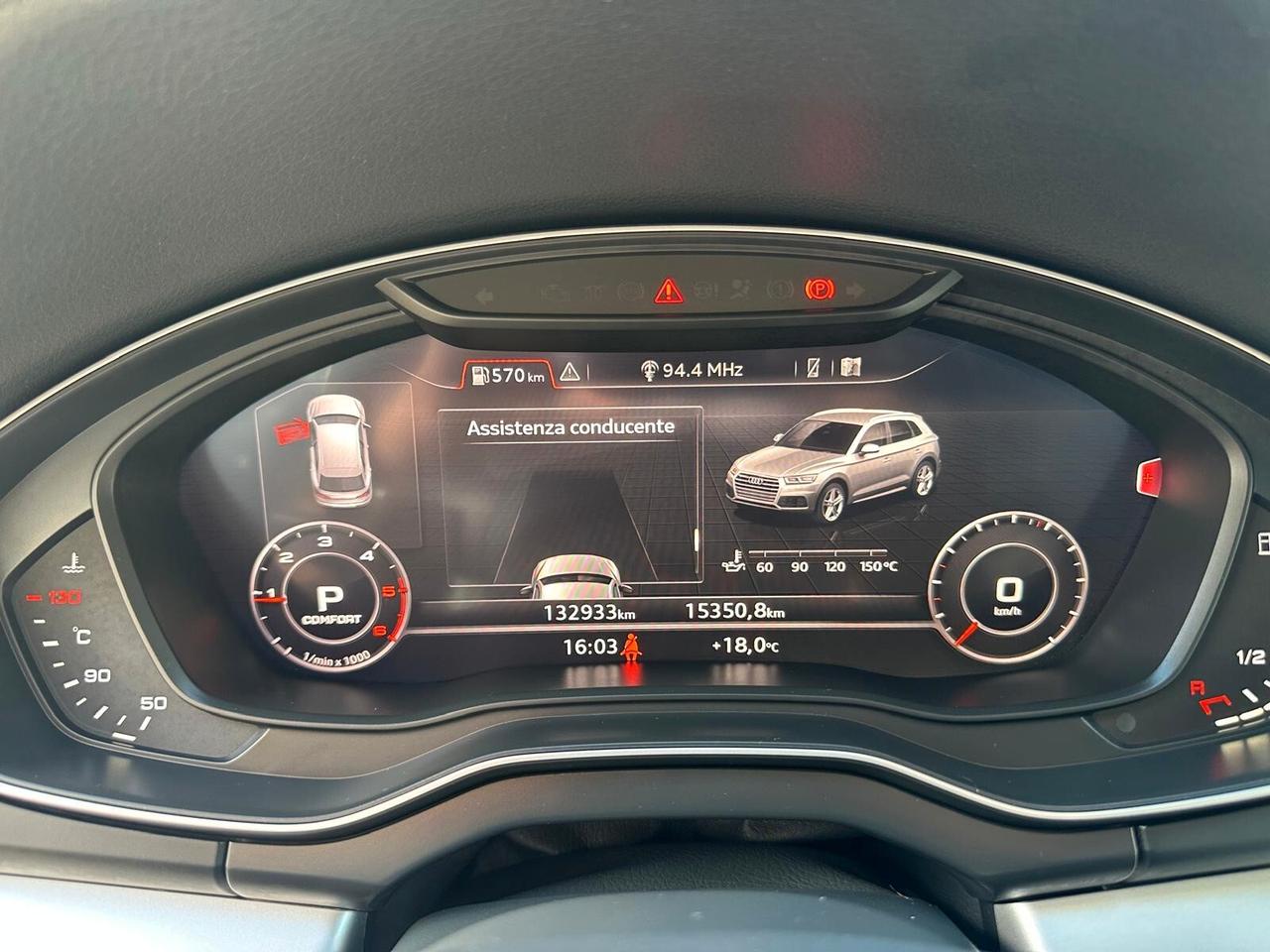 Audi Q5 40 TDI quattro S tronic line plus TETTO APRIBILE INTERNO PELLE MISTO ALCANTARA