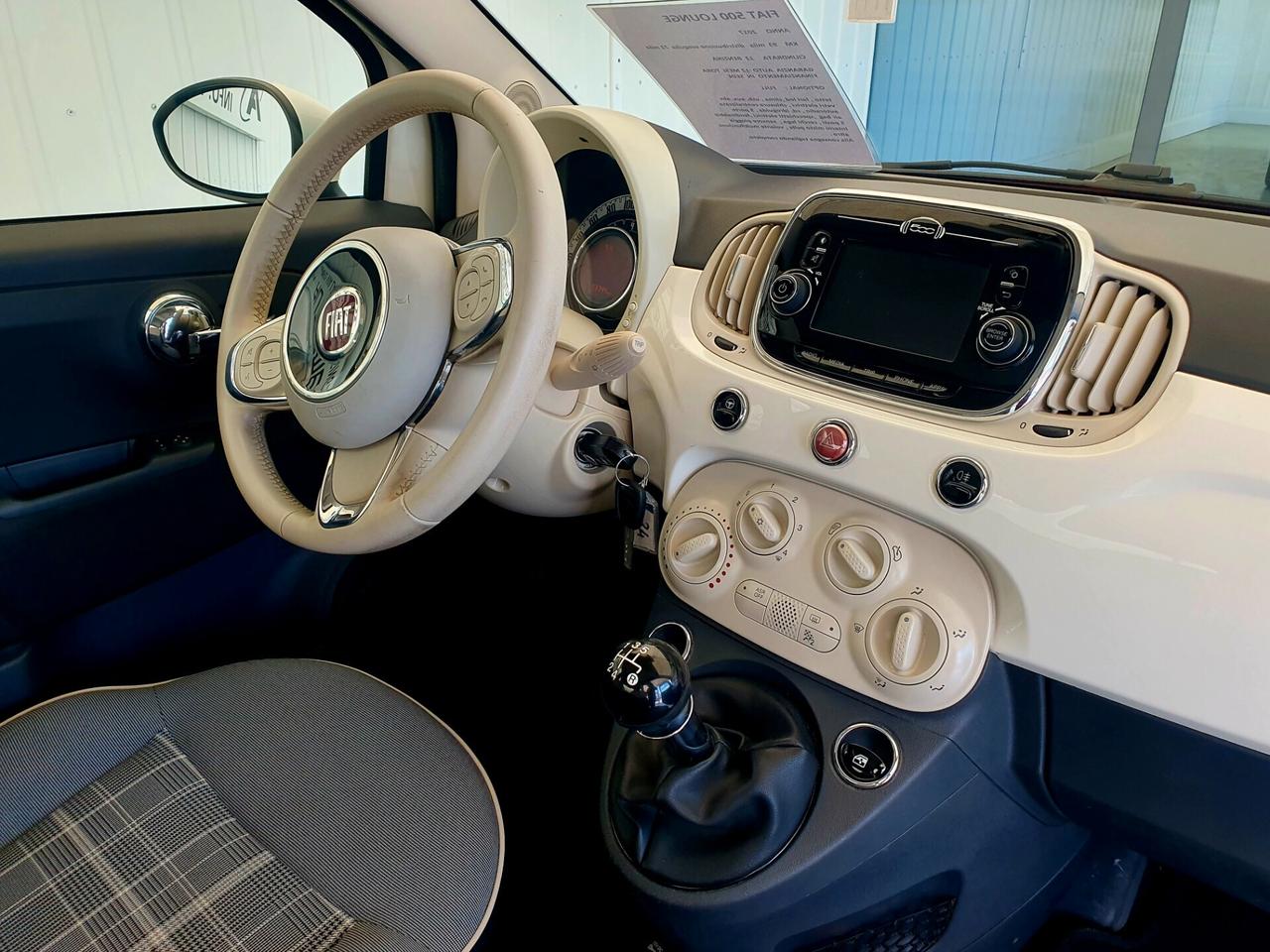Fiat 500 1.2 Lounge - 2017 - KM. 93.000