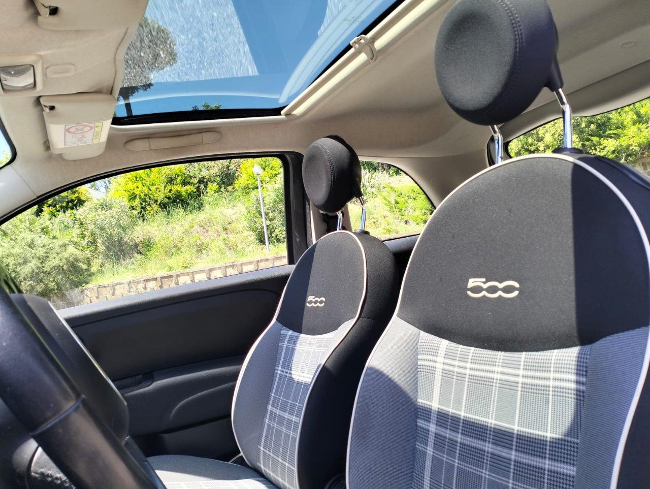 Fiat 500 1.2 Lounge 69cv KM 65000 Tetto cruise..