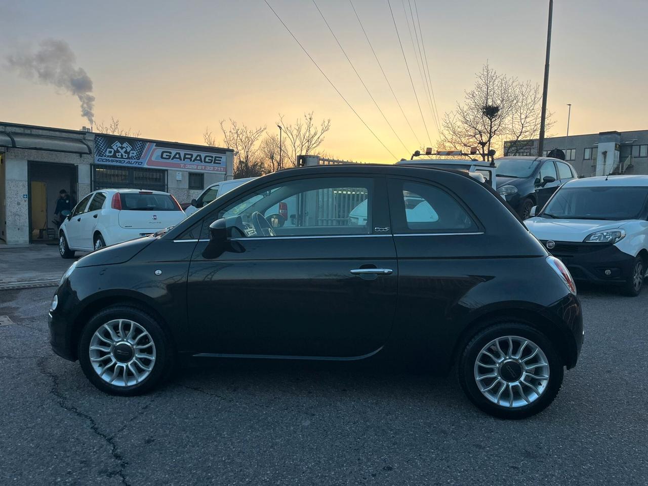 Fiat 500C 1200 CABRIO TOTAL BLACK