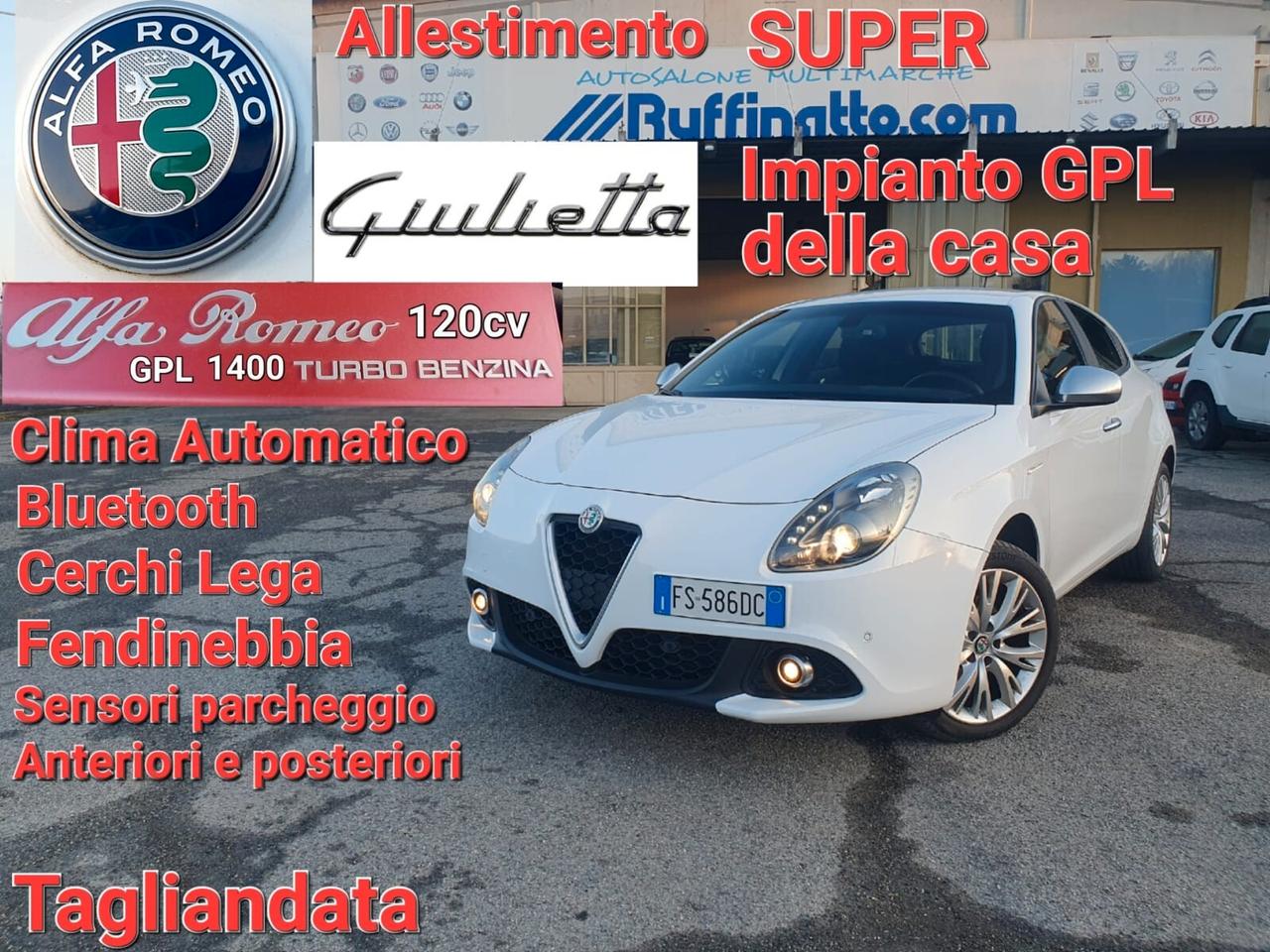 Alfa Romeo Giulietta 1.4 Turbo 120 CV GPL Super