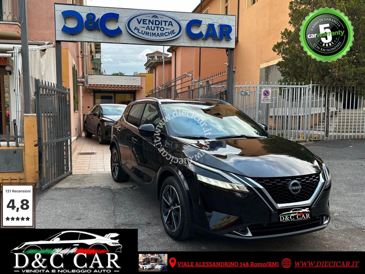 Nissan Qashqai MHEV 140 CV Tekna UNIPRO TETTO TAGLIANDI