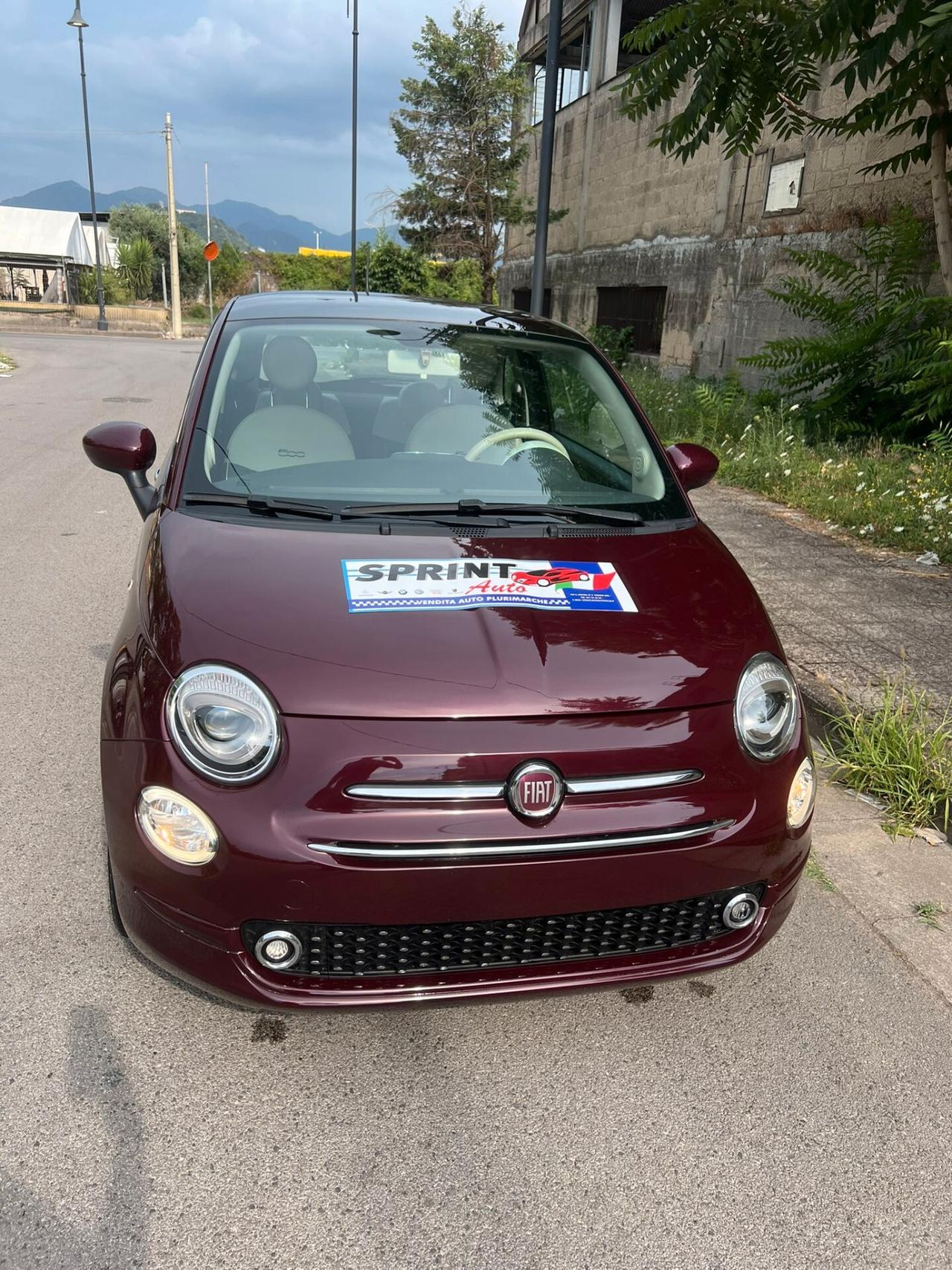 Fiat 500 1.2 Lounge TFT NAVIGATORE SENSORI R16