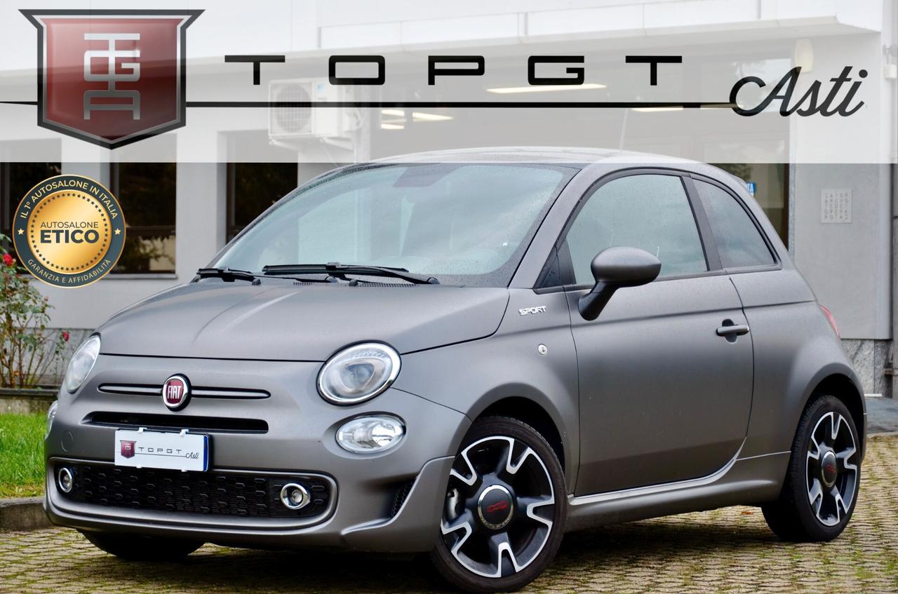 Fiat 500 1.0 Hybrid Sport 70cv, TETTO, NEOPATENTATO, SERVICE UFF FIAT, EURO 6D, PERMUTE