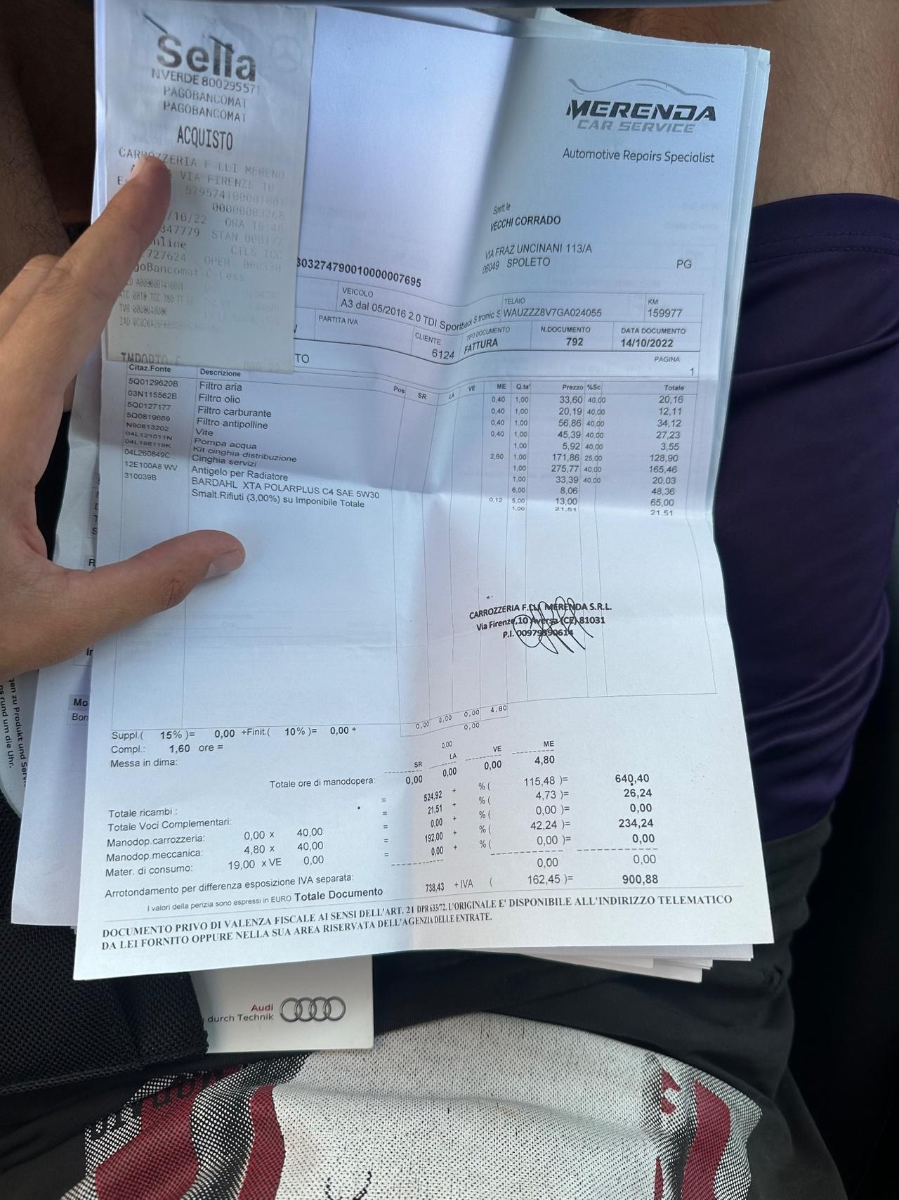 Audi A3 SPB 2.0 TDI 184 CV diesel quattro S tronic S-Line