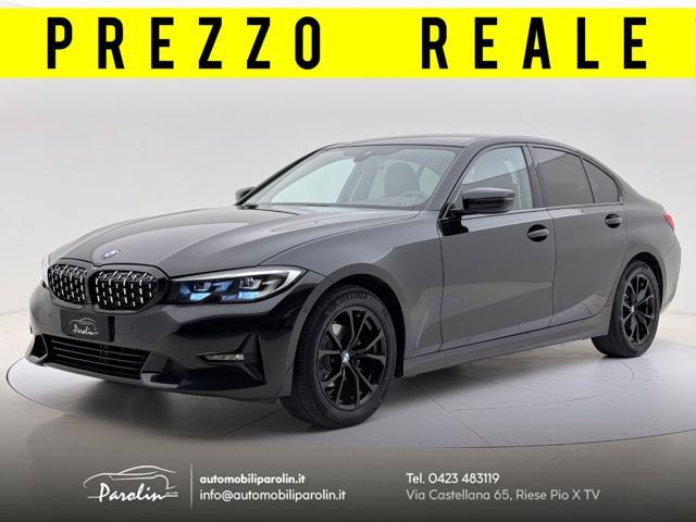 BMW 318 d 48V Sport Aut. Berlina Black pack-Telecamera-LED