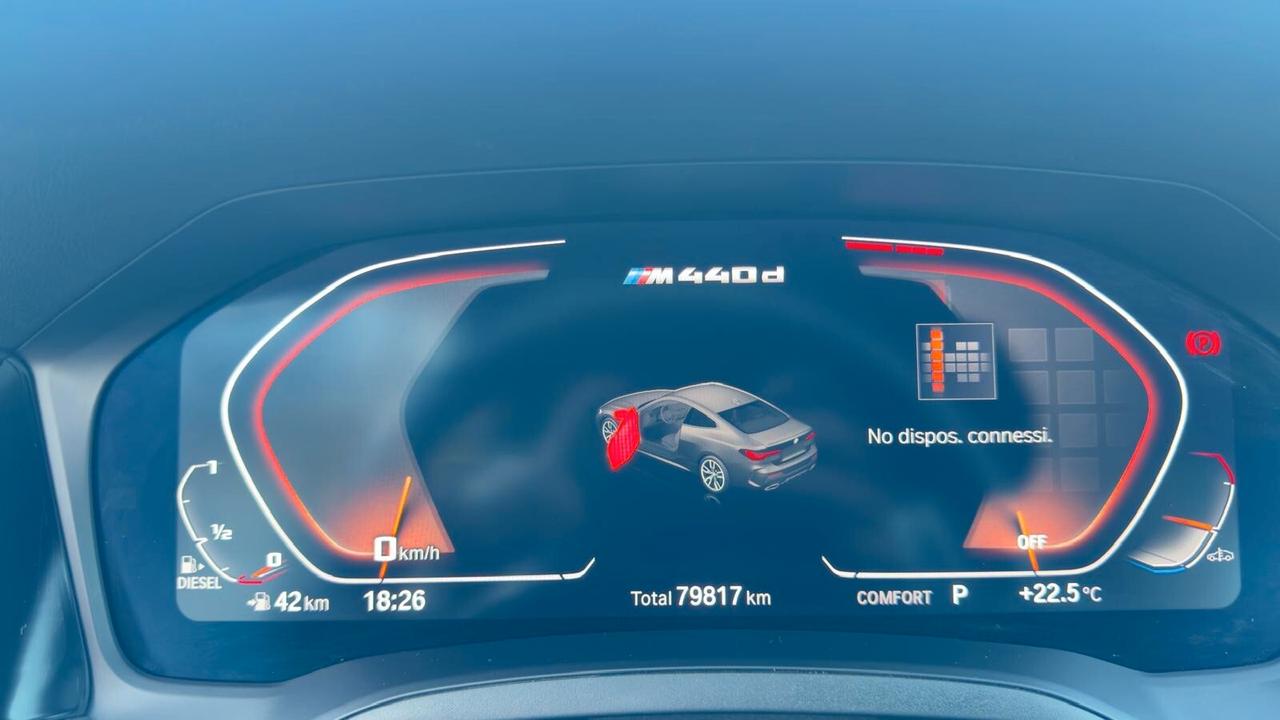 Bmw 440 M440d 48V COUPE' XDRIVE/NAVI/PELLE/RETRO-CAMERA/PRONTA CONSEGNA/PROMO