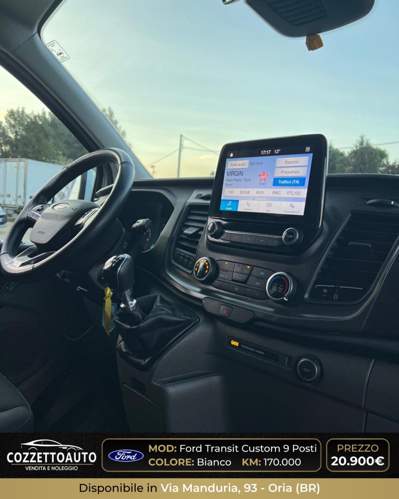 Ford Transit Custom 9 posti 2021 iva deducibile