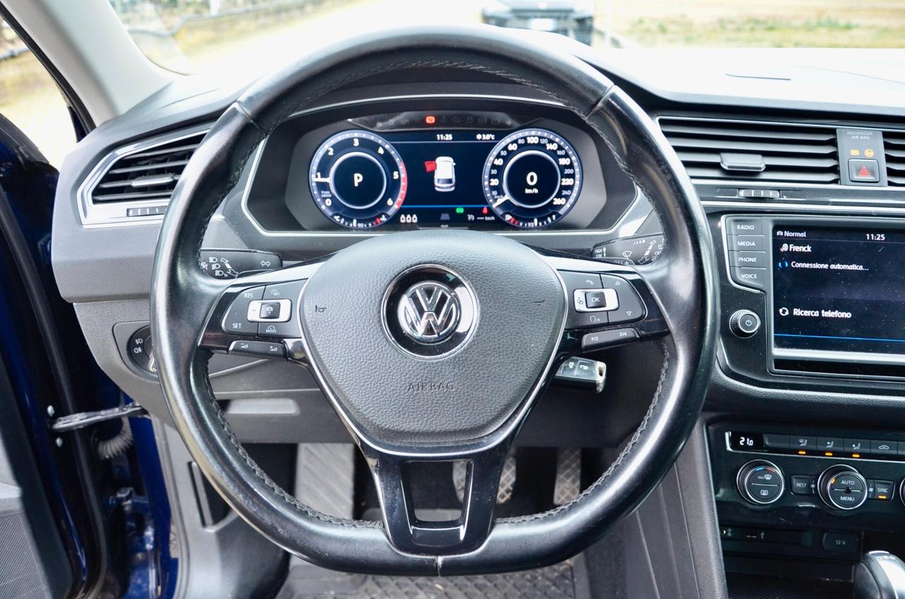 VW TIGUAN 2.0 TDI EXECUTIVE 4MOTION 150cv DSG, UFF ITALIANA, SERVICE DIMOSTRABILI, EURO 6B, APPLE ANDROID, PERMUTE