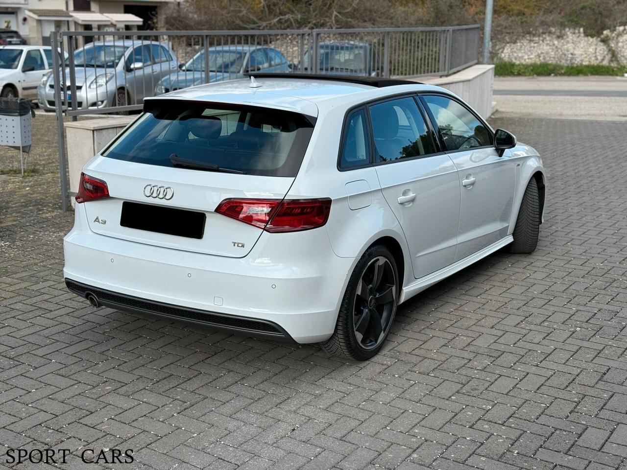 Audi A3 SPB 1.6 TDI 110 CV , S LINE ,TETTO, MATRIX , FULL