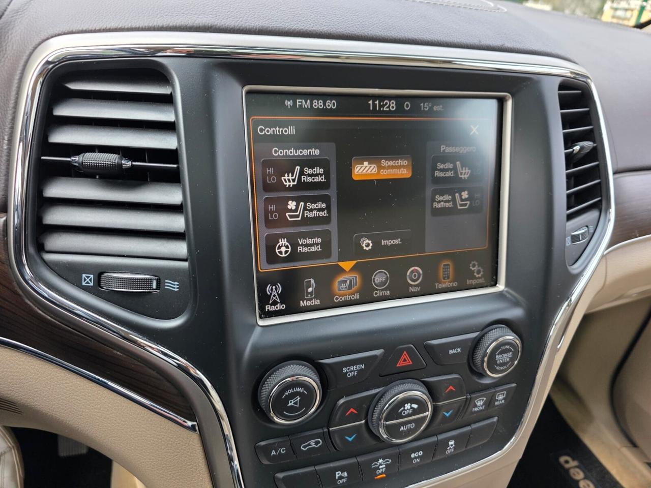 Jeep Grand Cherokee 3.0 V6 CRD 250 CV Multijet II Overland