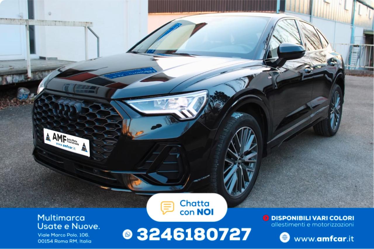 Audi Q3 Sportback 2.0 TDI 3x S Line LED/Virt/Keyles