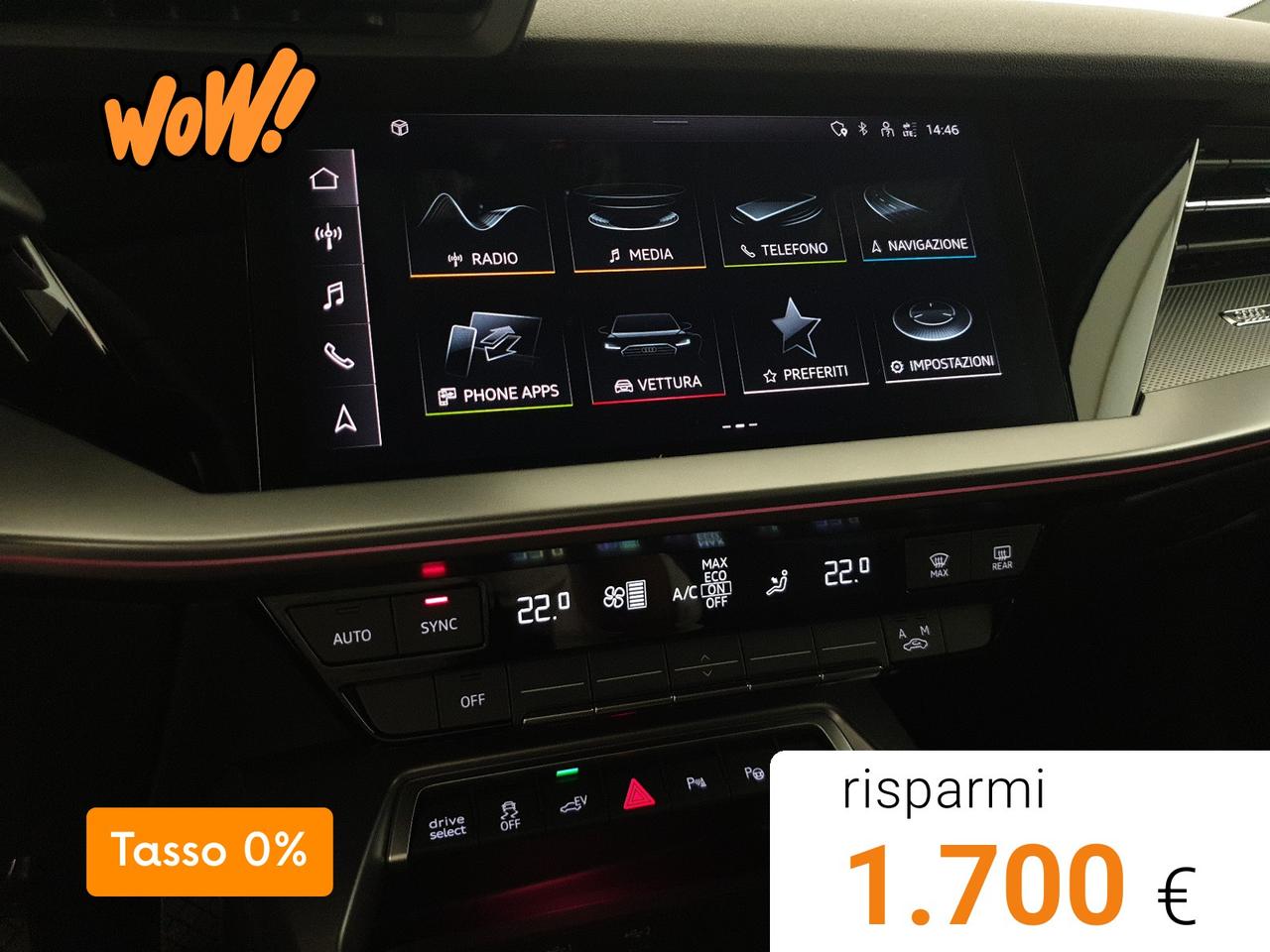 Sportback 45TFSIe 245CV S tronic S line Edition