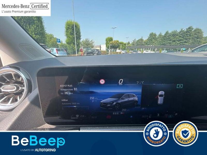 Mercedes-Benz Classe B B 200 D PROGRESSIVE ADVANCED PLUS AUTO
