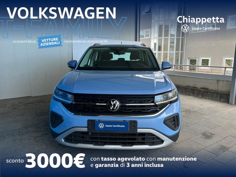 Volkswagen T-Cross 1.0 tsi life 95cv