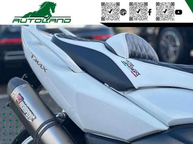 YAMAHA T-Max 500 WhiteMax*Scarico Akrapovic*SellaPelleBicolore