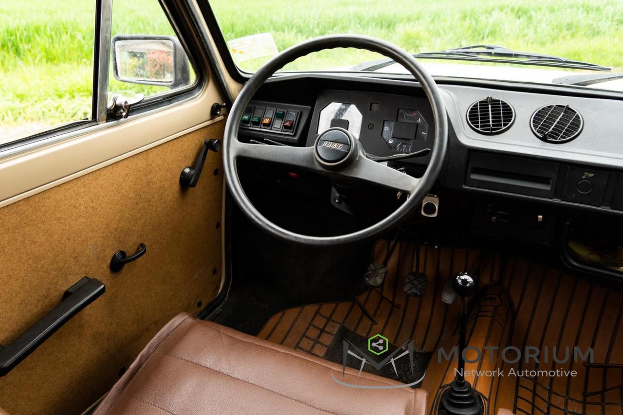 Fiat 127 "RUSTICA" - TARGA NERA ORIGINALE