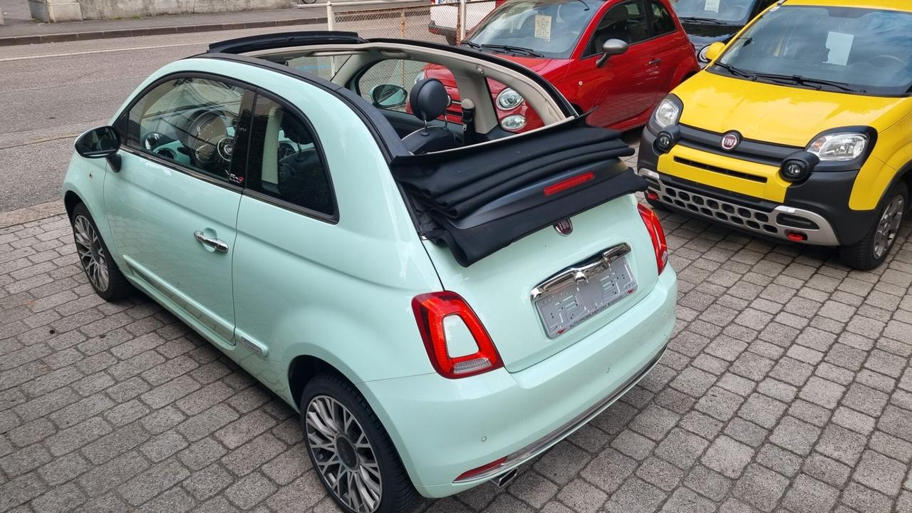 Fiat 500 C 1.2 Lounge 69 cv anno 2017 km 54000