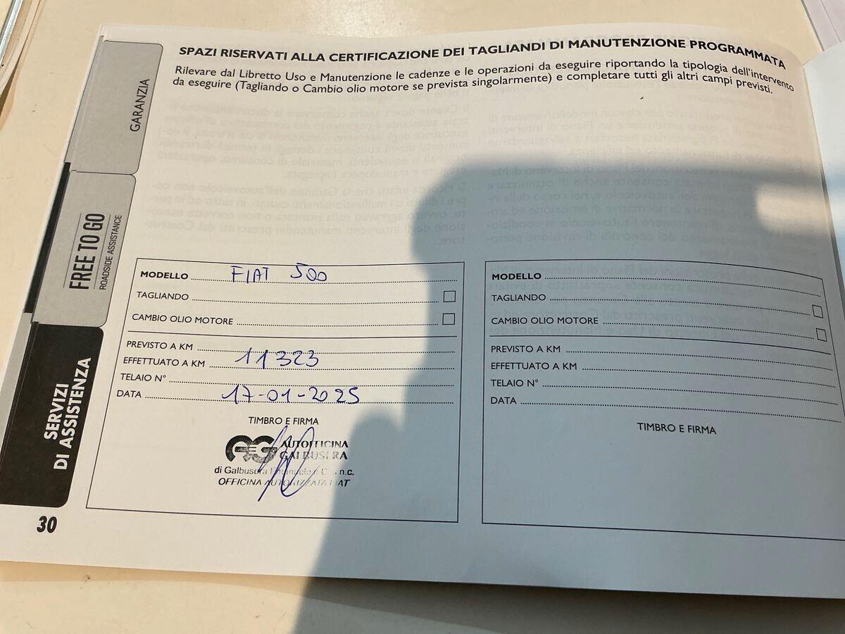 Fiat 500 1.2 GPL Dolcevita KM 11.000 OK NEOPATENTATI