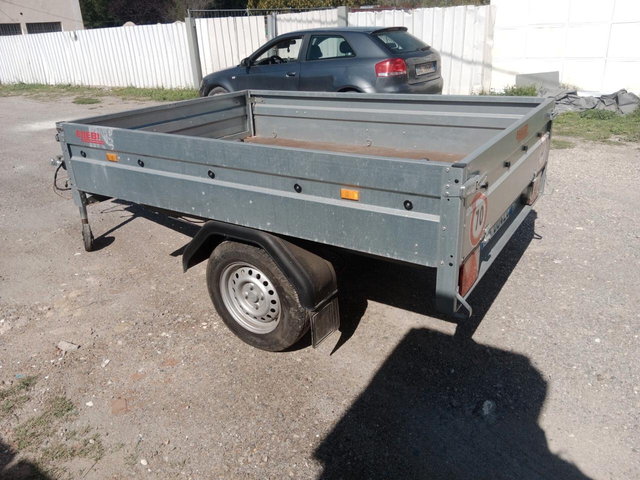 Carrello ellebi brenderup con capretta 250 x130